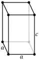 układ tetragonalny prymitywny (prosty) – tP