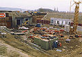 Blick auf die Baustelle vor dem westl. Tunnelportal