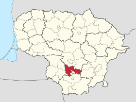 Localisation de Municipalité du district de Prienai