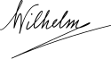 Vilhelm I's signature