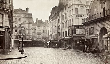 La rue de la Lingerie en 1865