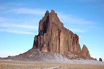 Shiprock, New Mexico, USA.