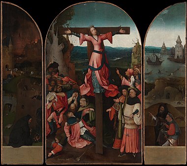 The Crucifixion of St Julia (created by Hieronymus Bosch; nominated by Fæ)