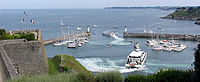 Départ de navettes du port du Palais à Belle Ile