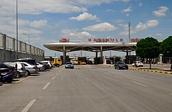 Kapıkule Border Crossing Turkey to Bulgaria on the state road D-100