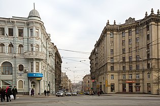 Moskowski-Prospekt im Stadtzentrum