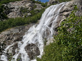 Alibekskiy Falls, Teberda nature reserve, North Caucasus