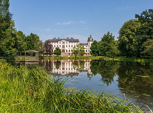 Gut Salzau – Haupthaus, Gartenfassade