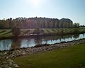 El río Segre, a su paso por el barrio.