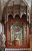 Retable à baldaquin de la Chapelle du Sacré-Cœur - Collégiale Notre-Dame de Semur-en-Auxois