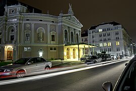 Ljubljana operahus i Ljubljana i Slovenia