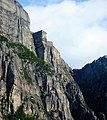 Preikestolen set fra Lysefjorden