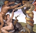 Michelangelo - Fall and Expulsion from Garden of Eden (Sistine Chapel ceiling, Vatican) Main category: Sistine Chapel ceiling - Fall and Expulsion from Garden of Eden