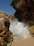 Thumbnail for File:Ombak Menerjang Batu Karang di Pantai Sadranan.jpg