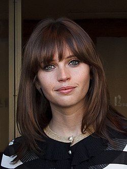 Felicity Jones vuonna 2016.