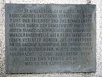 Gedenktafel, Gemeinde Friedhof Muttenz