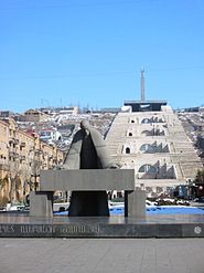 Yerevan Cascade steps (572 steps[57]) in Yerevan, Armenia