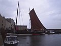 The restored sailing Fifie, Reaper visiting St Andrews in Fife.