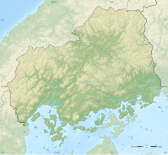 下蒲刈島の位置（広島県内）