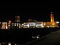 The Oradea city hall and the Szent Laszlo church