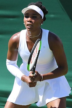 Venus Williamsová ve Wimbledonu 2019