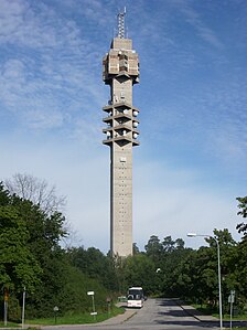 Kaknästornet på Ladugårdsgärdet i Stockholm