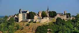 A view of Sainte-Suzanne, from Tertre Ganne