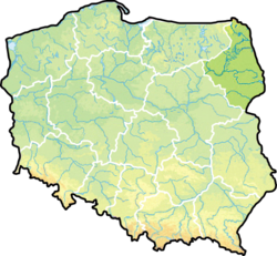 Location within Poland