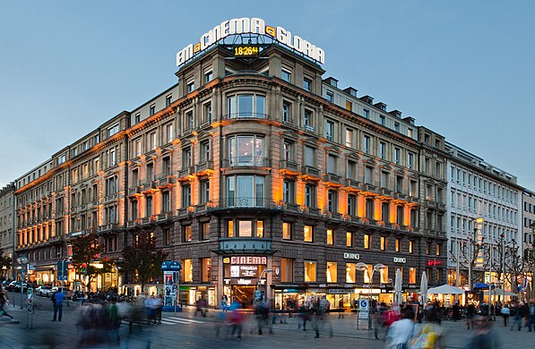 The "Marquardtbau" at the northern side of Schloßplatz in Stuttgart, Germany.