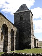 Les vestiges de la domerie d'Aubrac.