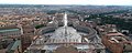 St. Peter's Square, viewed from the dome of St. Peter's Basilica