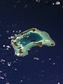 Vue du ciel de Tetiaroa.