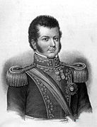 Bernardo O'Higgins (1778 - 1842). Político y militar chileno, considerado el Padre de la patria en Chile.