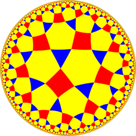 Cantic octagonal tiling