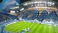 OM tifo against PSG at the Stade Vélodrome in April 2015.