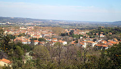 ’n Uitsig oor Céret