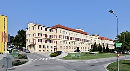 Het Landhaus, het parlementsgebouw in Eisenstadt