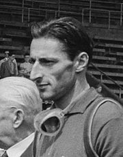 Ferdy Kübler tijdens de Ronde van Frankrijk 1954