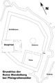 Mandelberg ruin groundplan