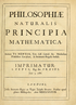 Титульна сторінка «Начал» Ньютона (1687)