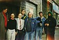 Three IWW General Secretary-Treasurers: Mark Kaufman, Jeff Ditz, and Fred Chase, at a funeral for a friend.