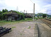 1985年当時の阿波橘駅構内の様子