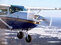 Cessna 182 with vortex generators