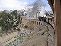 Zarqa from a train on the Hejaz Railway