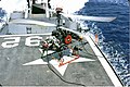 A Gyrodyne QH-50 DASH anti-submarine drone on board the destroyer USS Allen M. Sumner (DD-692) during the Vietnam War.