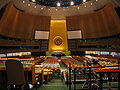 English: Room of the UN General Assembly Français : Salle de l'assemblée générale Български: Зала на Общото събрание на ООН в Ню Йорк