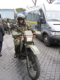 Modèle de l'armée italienne