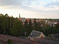 View from the castle to the town