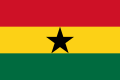 Drapeau du Ghana.