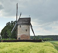 Moulin de Vertain, view from north, Templeuve-en-Pévèle